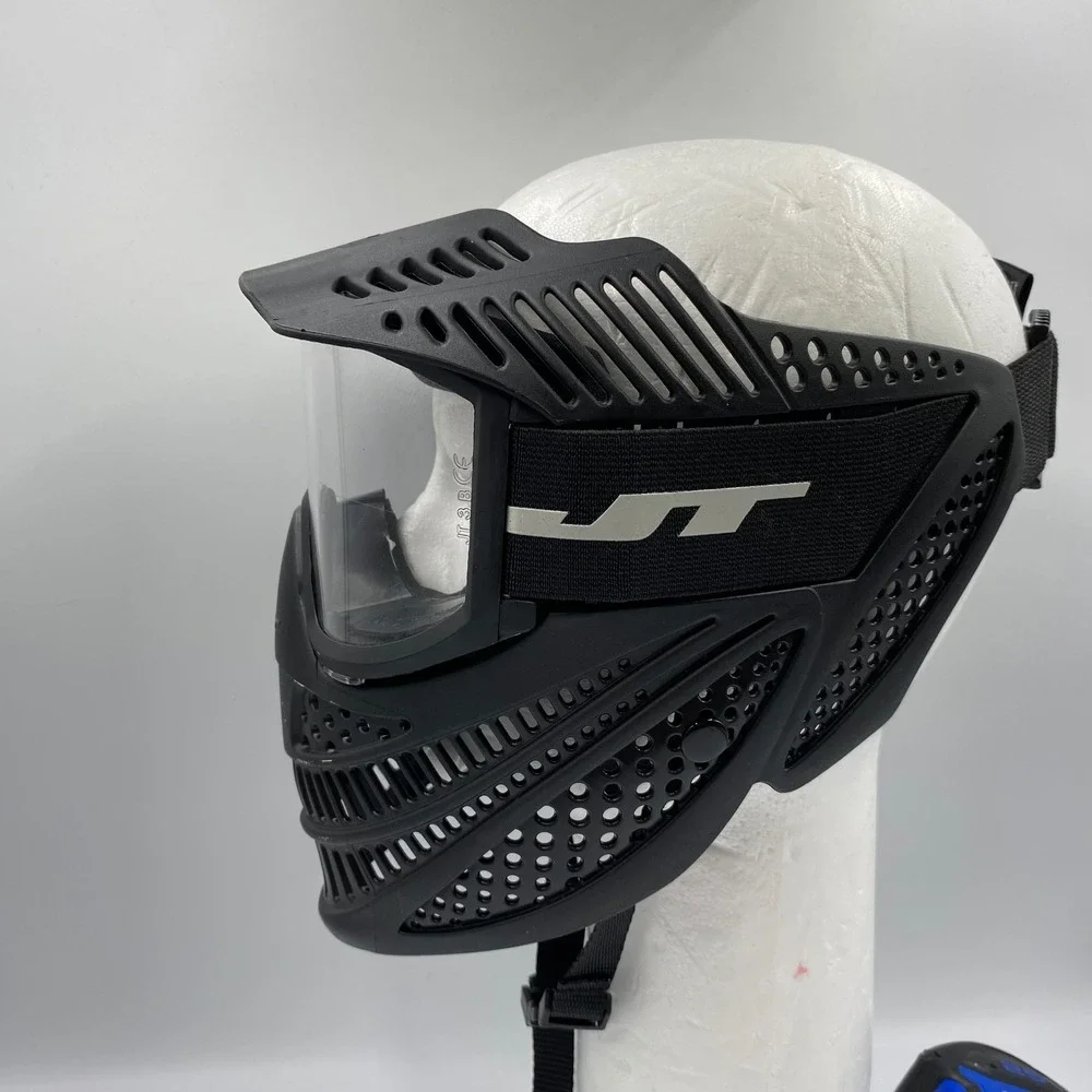 JT Paintball Mask Goggles Protective Eye Face Shield Black‎